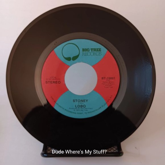 LOBO - STANDING AT THE END OF THE LINE - STONEY - 45 RPM vinyl - 1974 - (RS) - Picture 2 of 2